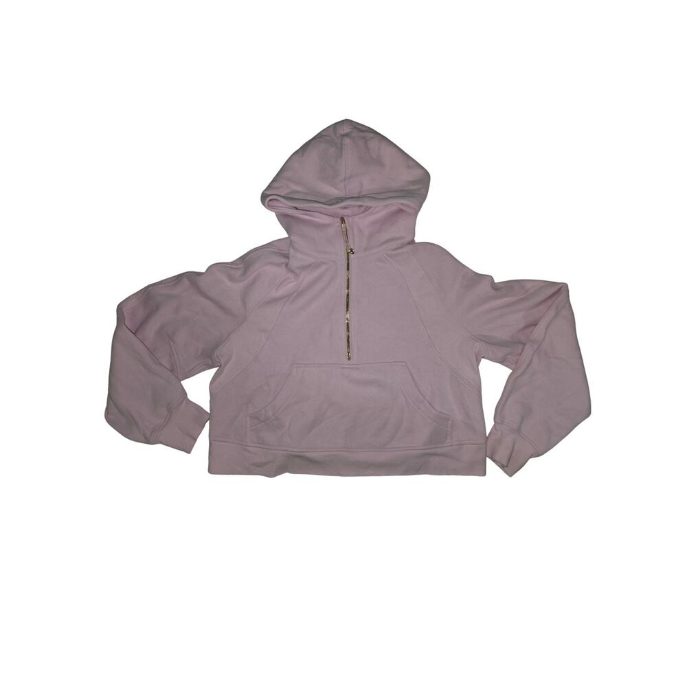 RARE Lululemon Scuba Oversized Half-Zip Gold Zipper - Soft Pink Trending M/L
